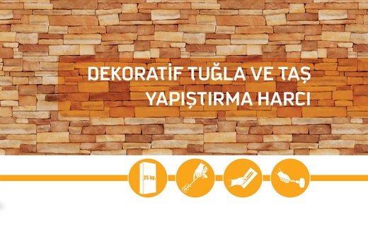Dekoratif Tuğla ve Taş Yapıştırma Harcı