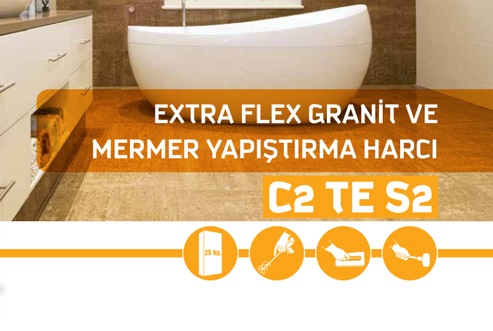 Extra Flex Granit ve Mermer Yapıştırma Harcı